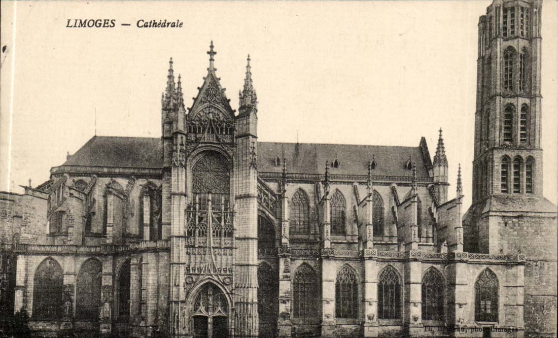 Limoges CPA Cathedral