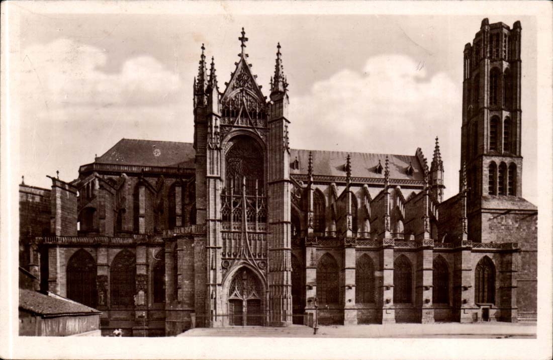 Limoges CPA the cathedral