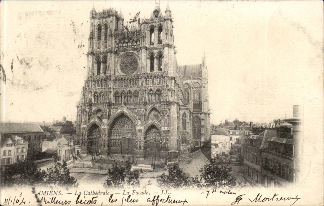 Amiens CPA Cathedral Frontage