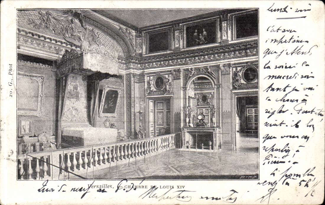 Palate of Versailles CPA Room of Louis XIV