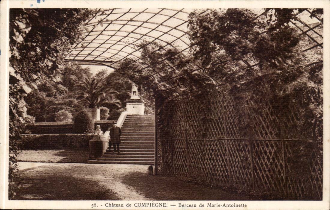 CPA Schloss der Compiegne Aufnahmevorrichtung von Marie Antoinette