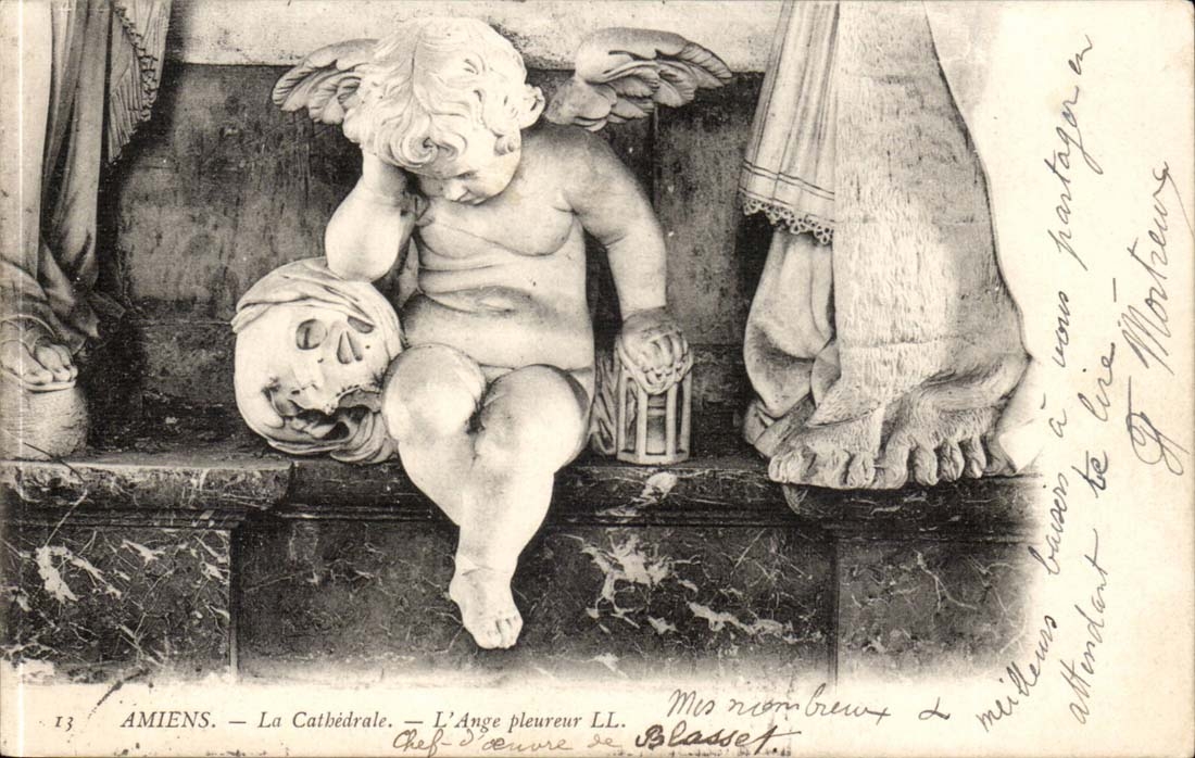 Amiens CPA Cathedral the whining angel