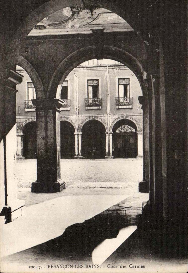 Besancon les Bains CPA Court of the Carmelite friars