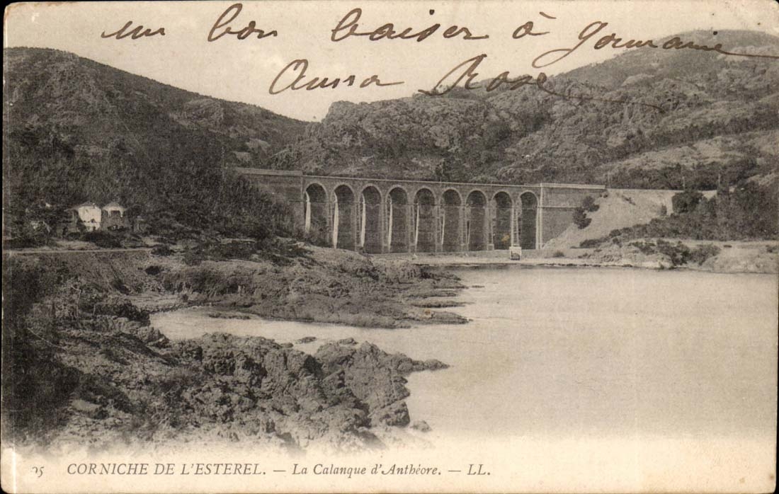 Corniche de l'esterel CPA La calanque d'Antheore