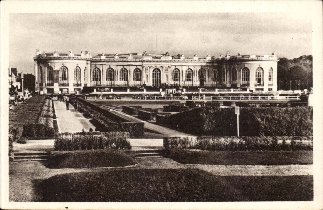 Deauville - the Flowered Beach - the Casino and Gardens - CPA