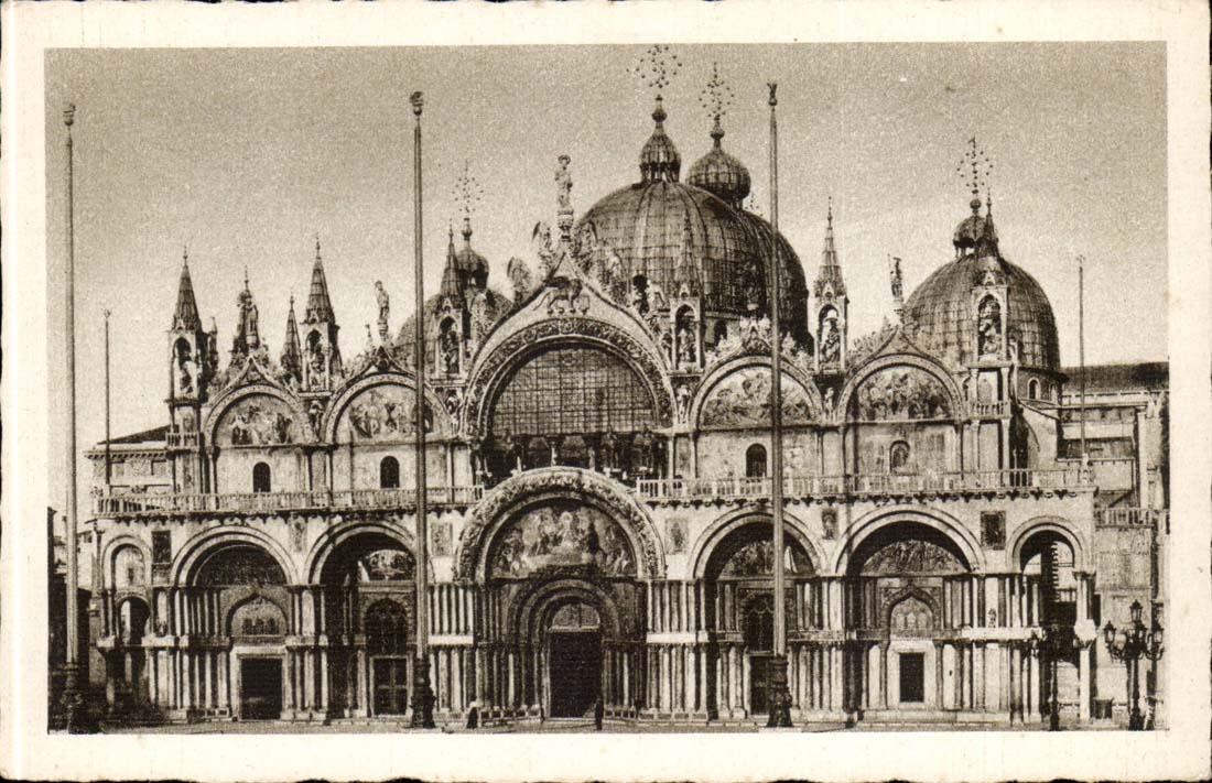 Italy Italia Venezia CPA Basilica di S Marco