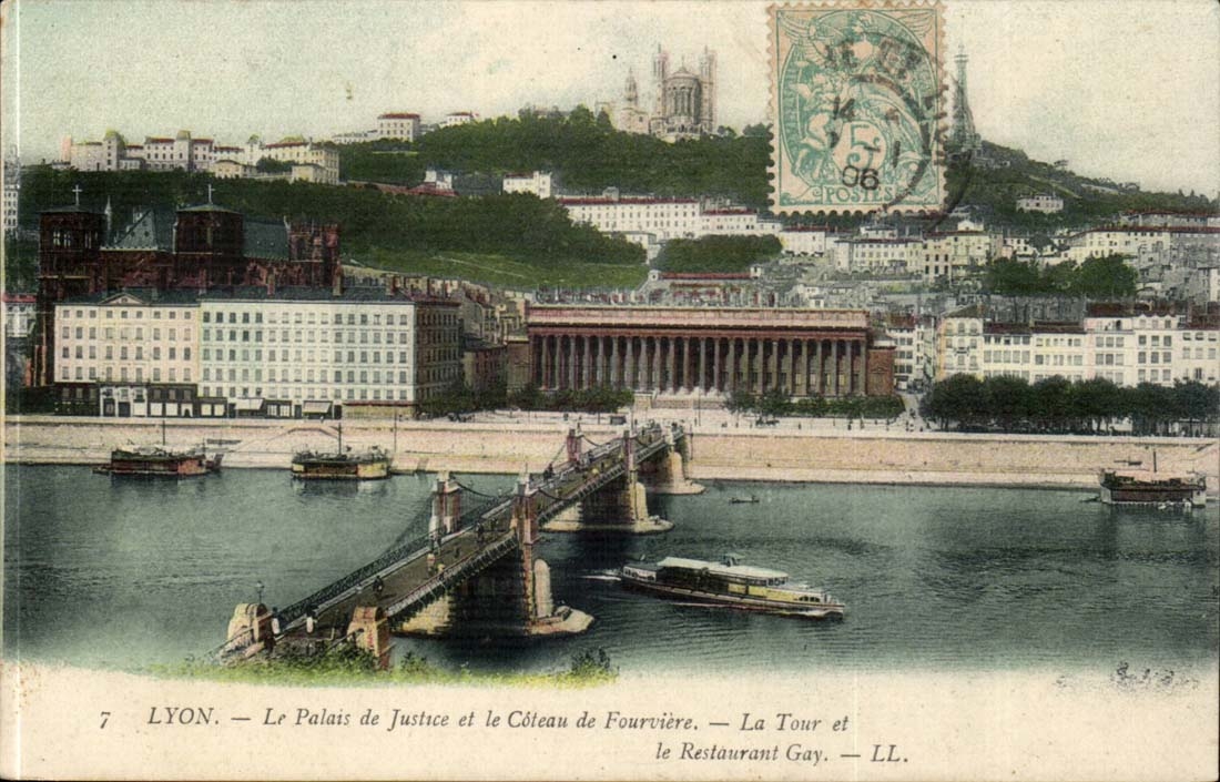 Lyon CPA law courts and the slope of Fourviere