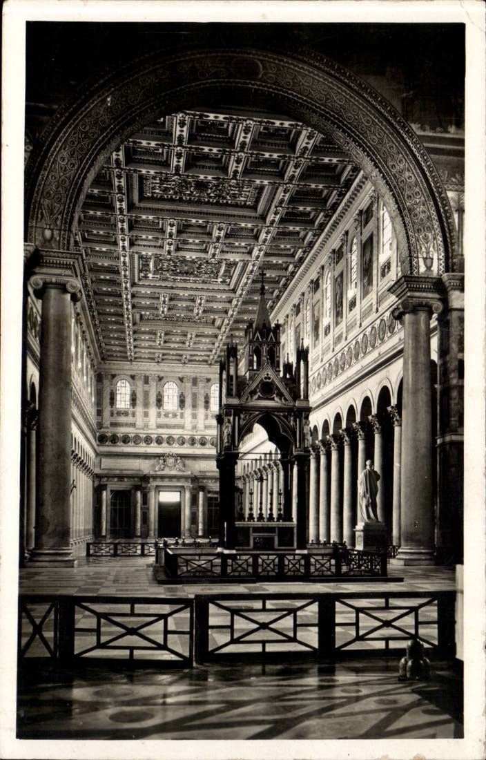 Italien Italien Rom CPA interno uber Basilika di S Paolo hinaus