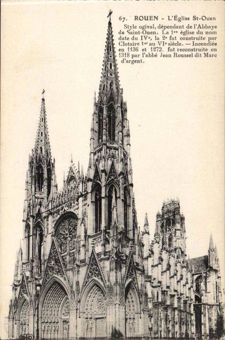 Rouen CPA Church Saint ouen