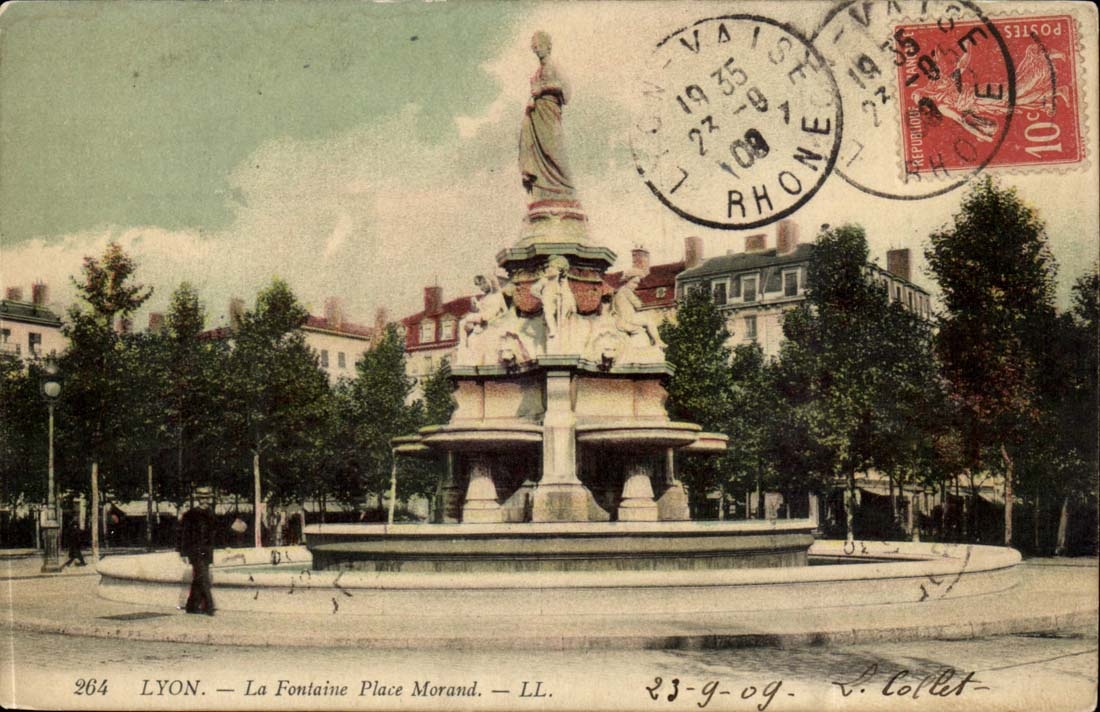 Lyon CPA Fontaine Places Morand