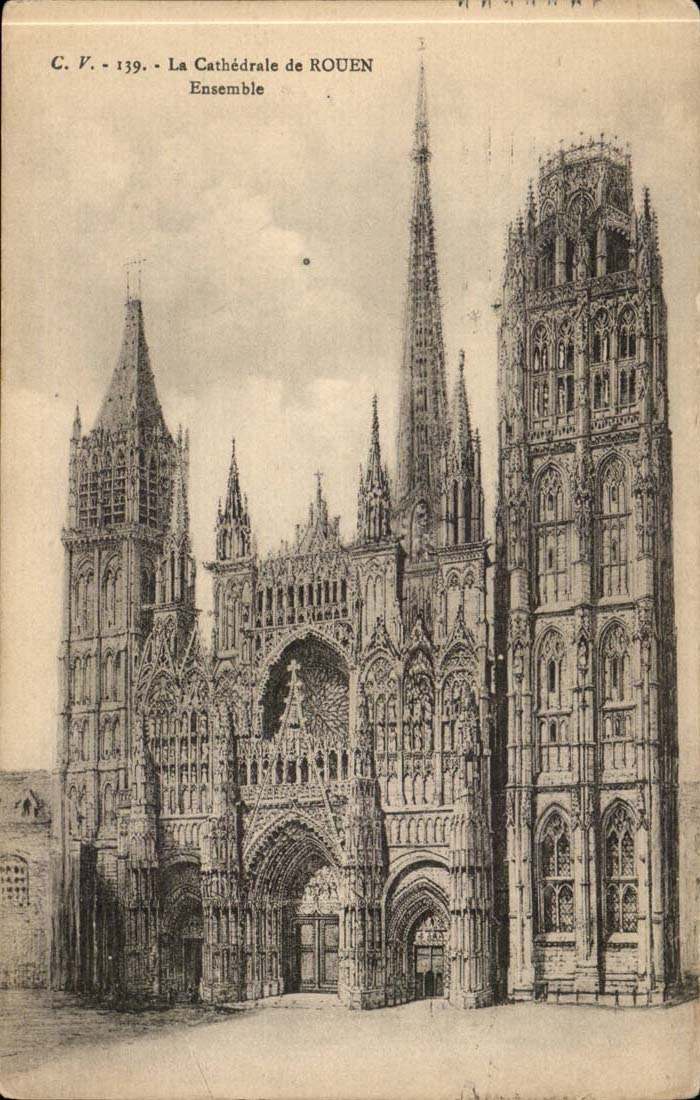CPA Cathedral of Rouen Together