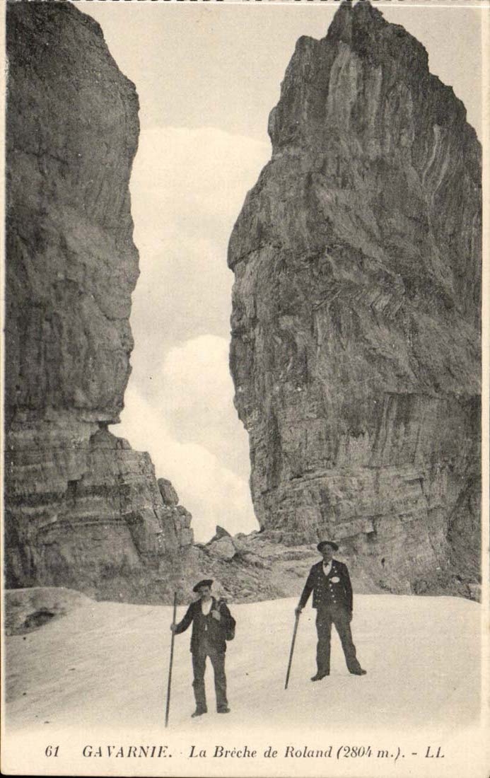 CPA Gavarnie the Breach of Roland (alpinism mountaineer)