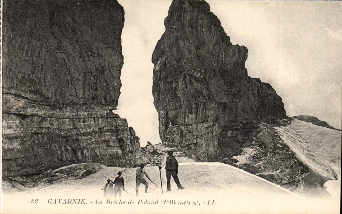 CPA Gavarnie the breach of Roland (2804m)