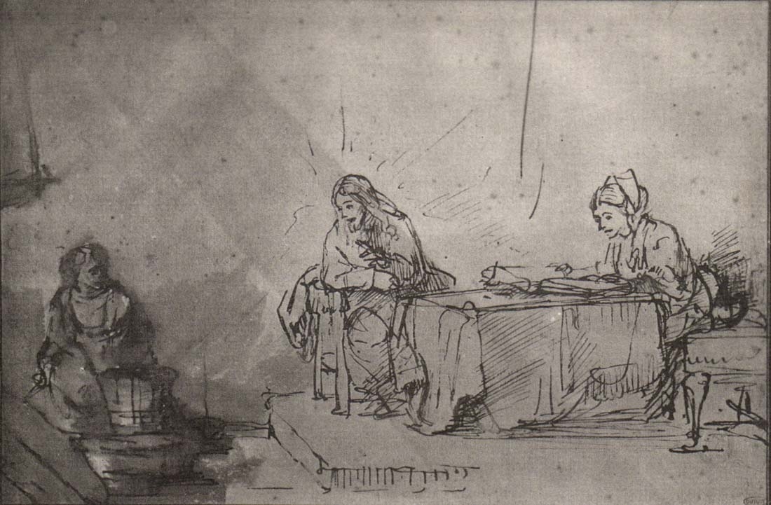 Paris - Palais des Beaux Arts de la Ville Paris - Rembrandt - Cher Marthe et Marie - CPA 