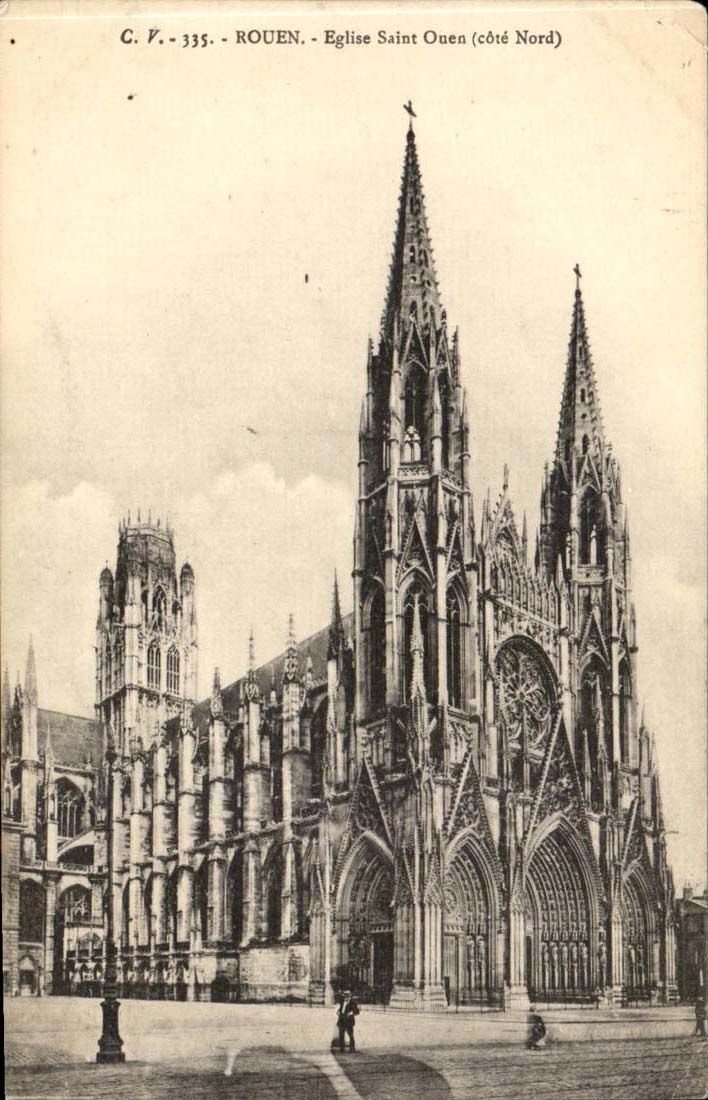 Rouen - Church Saint Ouen dimensions Northern - CPA
