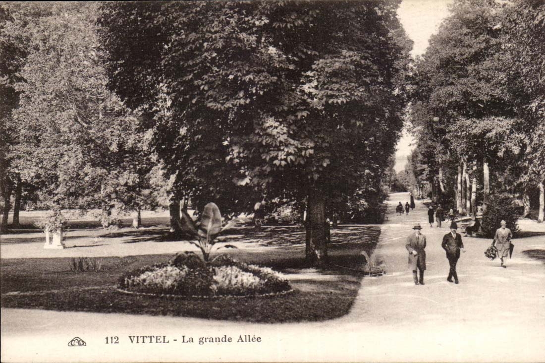 Vittel - the Large one Allee - CPA