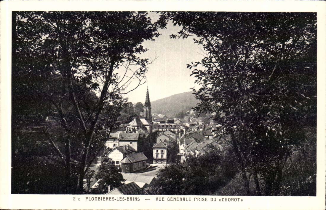 Plombieres les Bains - View taken of Chonot - CPA