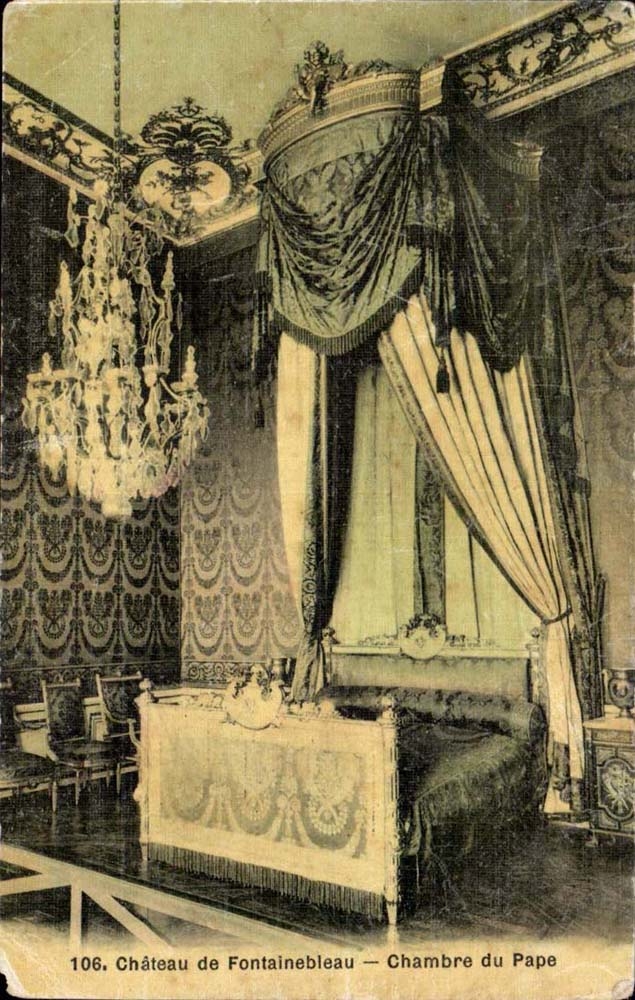 Fontainebleau - the Castle - Room of the Pope - CPA