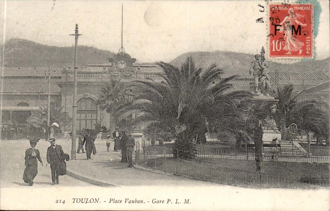 Toulon - Vauban Place - Station - CPA