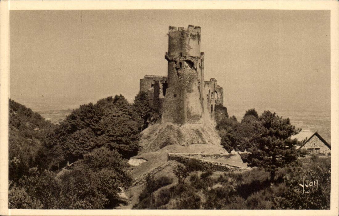 Chatelguyon - Chatel - Guyon - Ruinen des Schlosses von Tournoel XIII Funktelegraphie XIV - CPA