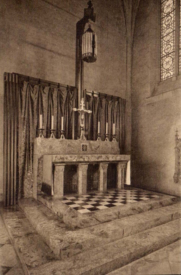 Abbey church St Pierre de Solesmes - the Master Furnace bridge - CPA