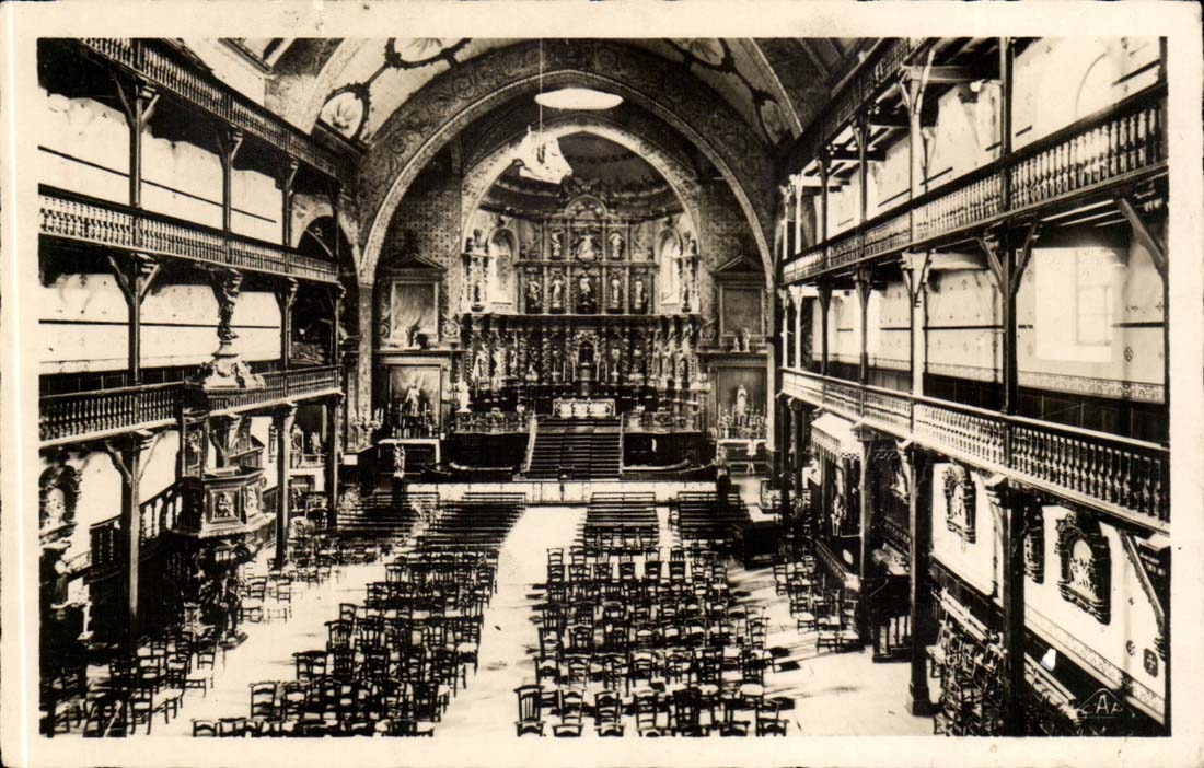 Saint Jean de Luz CPa L'eglise paroissiale ou fut celebre le mariage de Louis XIV le 9 juin 1660