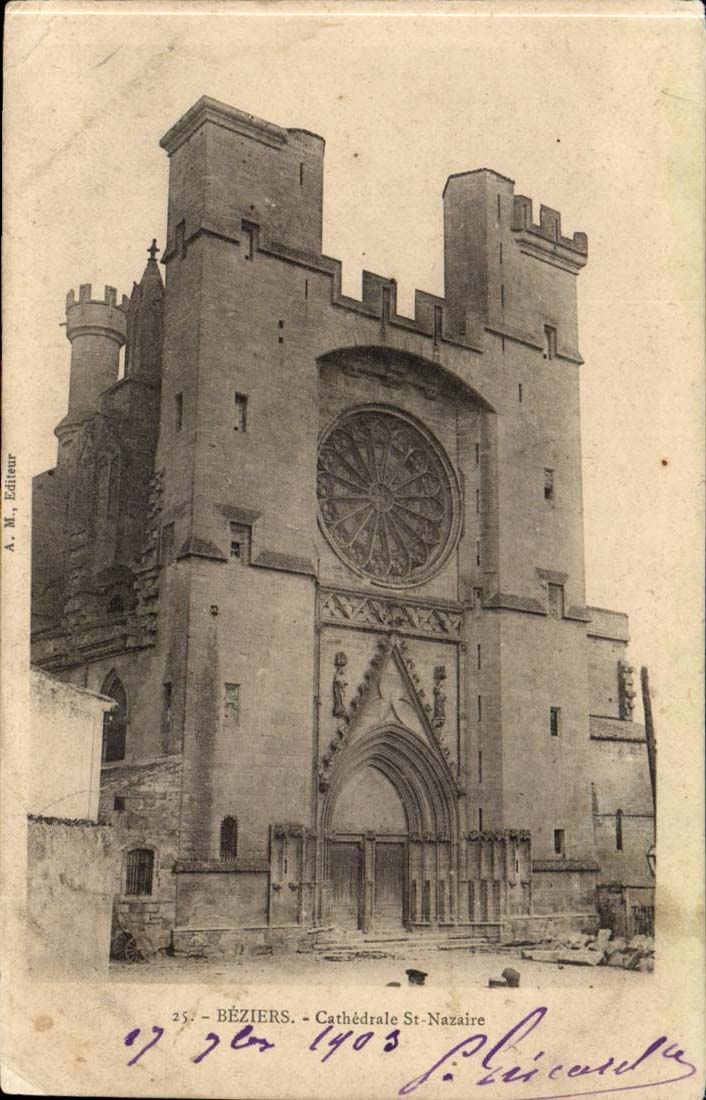 Beziers CPA Cathedral St Nazaire