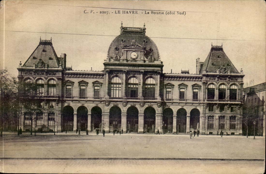 CPa Le Havre die Borse (sudlicher Scherblock)