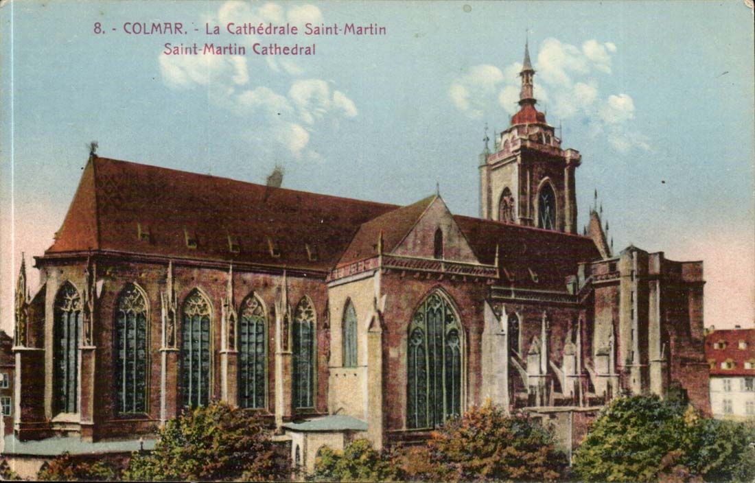 Colmar CPA the cathedral Saint Martin