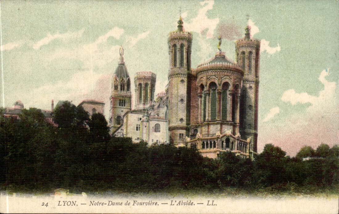 Lyon CPA Notre Dame de Fourviere the apse