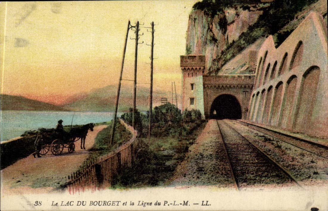 lake of Le Bourget CPA ligle PLM