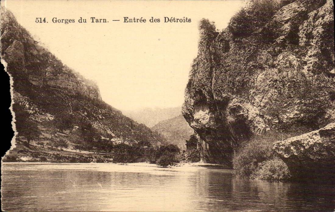 Falls of the Tarn Entrance of the straits