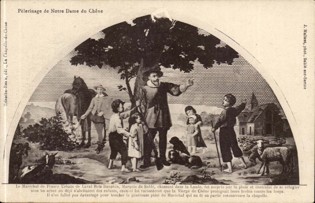 CPA Pelerinage de Notre Dame du Chene