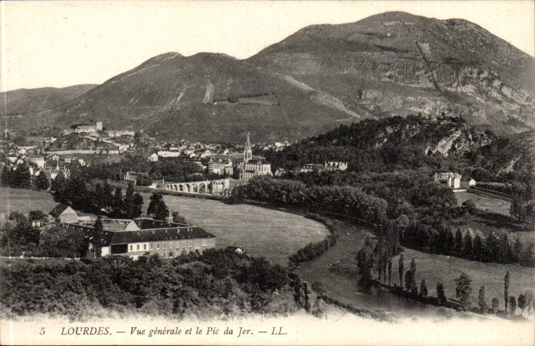 Lourdes CPA View and the peak of Jer