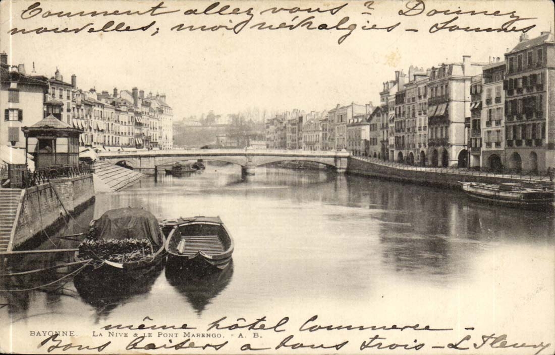 Bayonne CPA Nive and the bridge Marengo