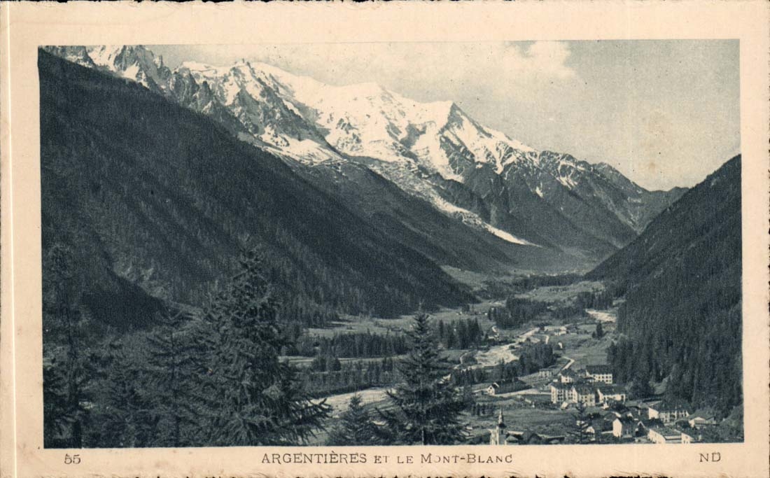CPA Argentieres and Mont Blanc