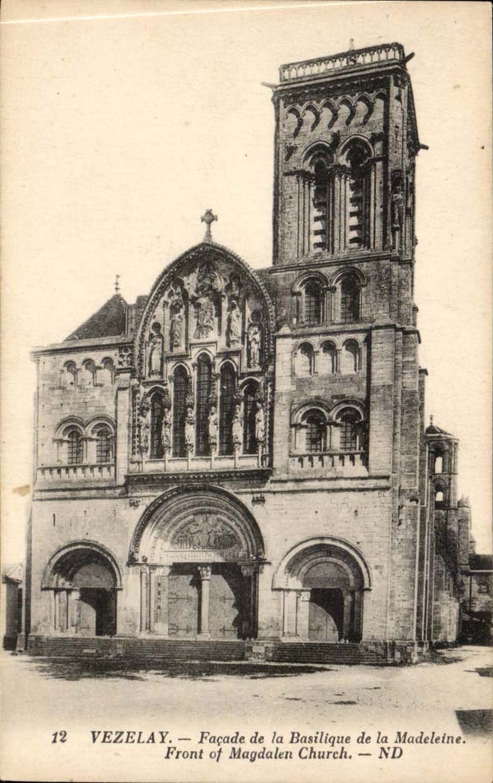 Vezelay CPA Basilica of the Madeleine