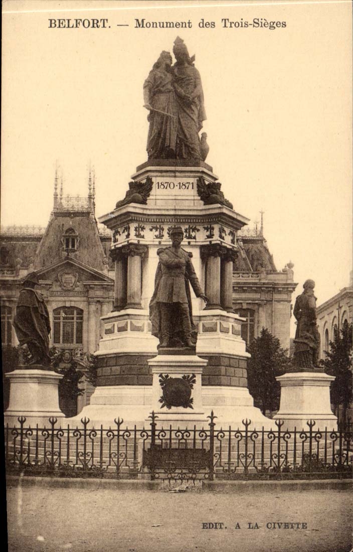 Belfort CPA Monument of the Three seats