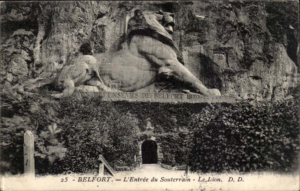 Belfort CPA Entering of the underground the lion