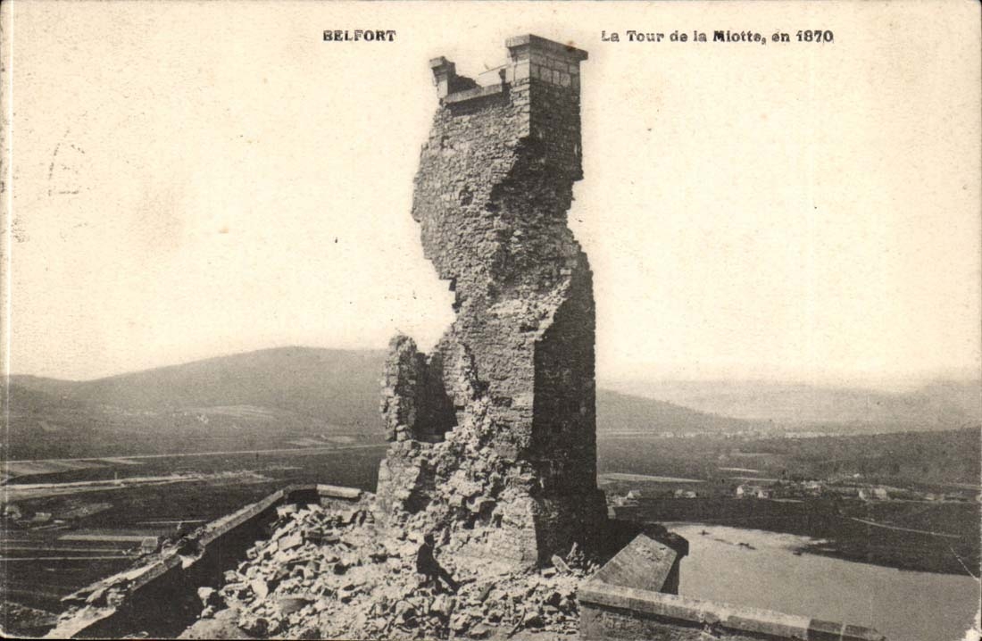 Belfort CPA the tower of Miotte in 1870