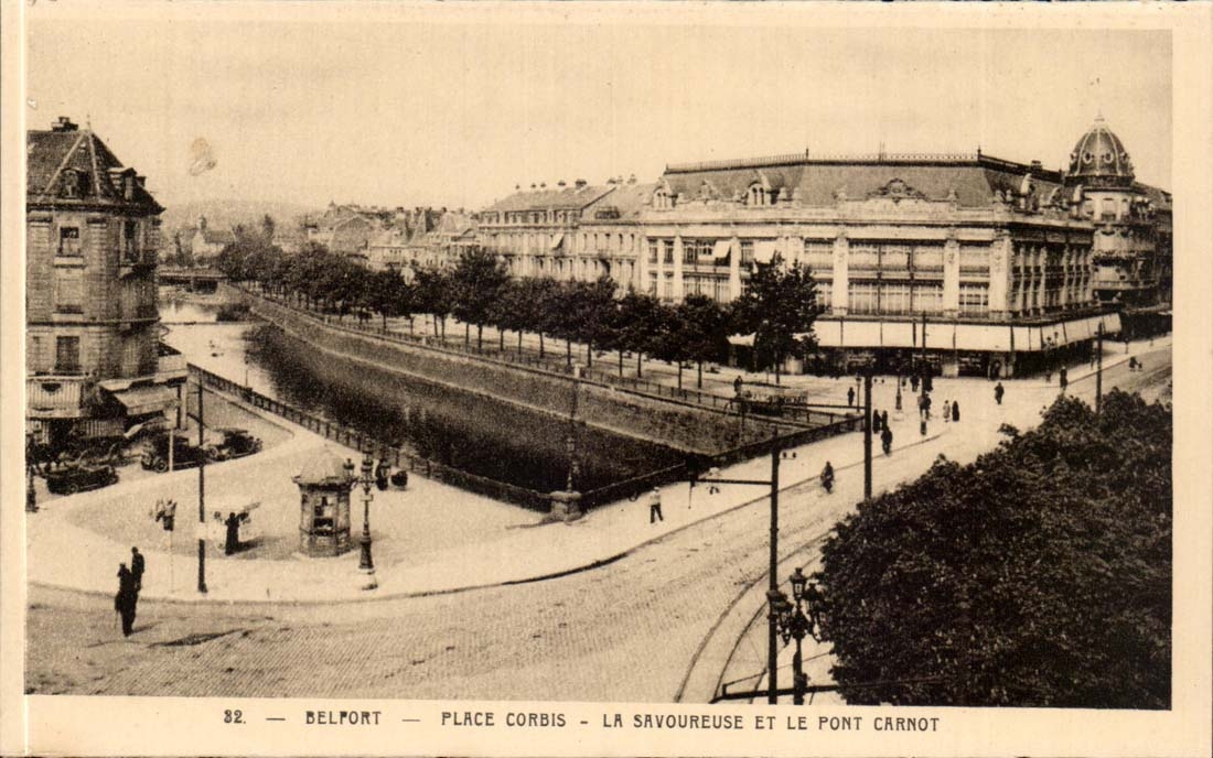 Belfort CPA Places Corbis the tasty one and the Carnot bridge