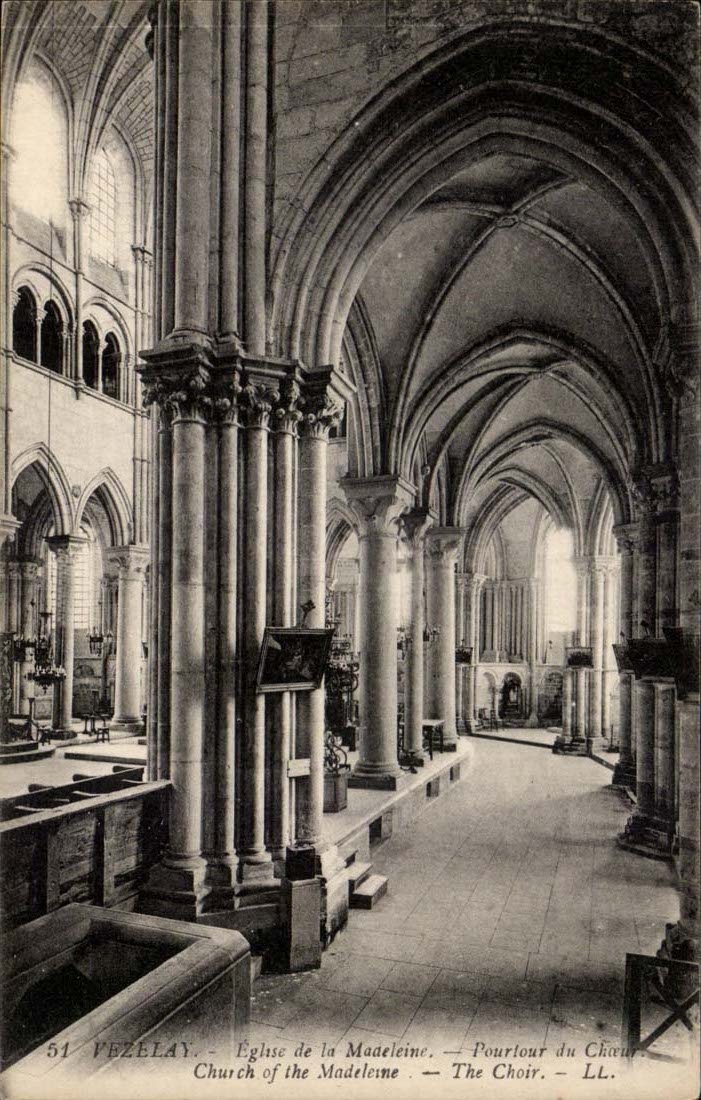 Vezelay CPA Kirche des Madeleine-Umfangs des Glockeaufsatzes