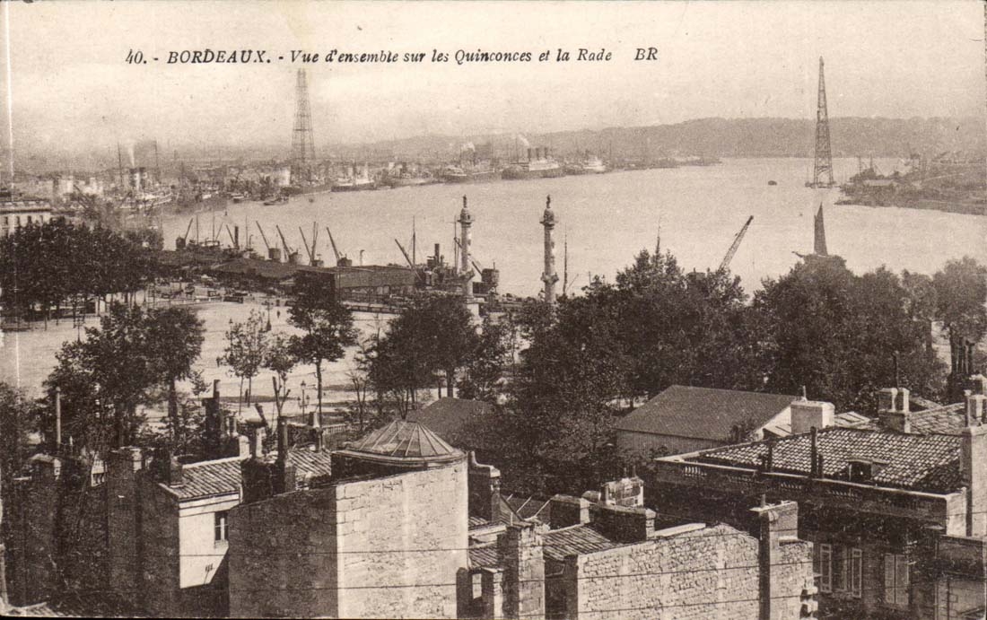 Bordeaux CPA Overall picture on the Quincunxes and the roads