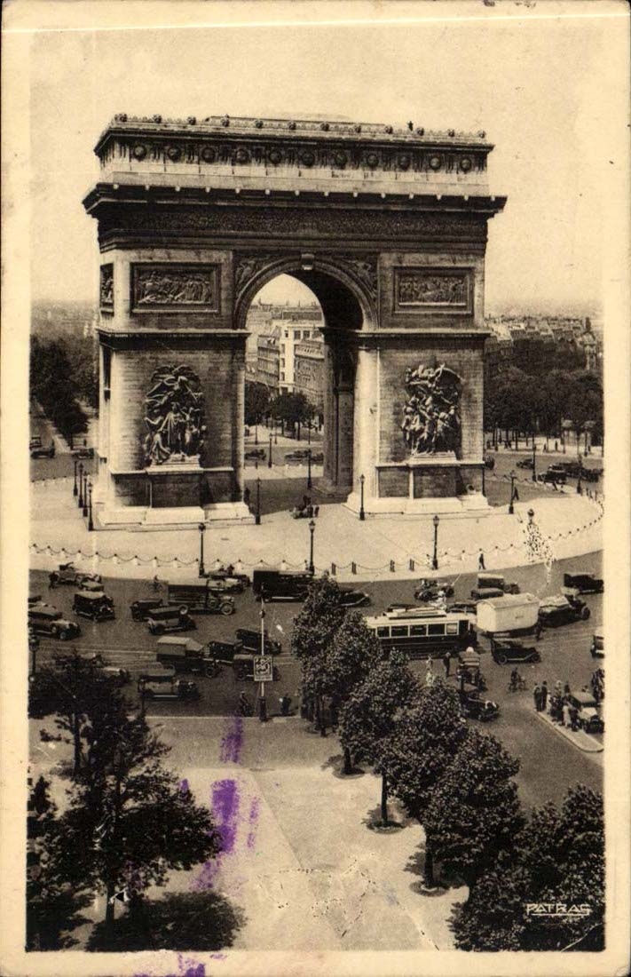 Paris CPA Arc de Triomphe of Paris