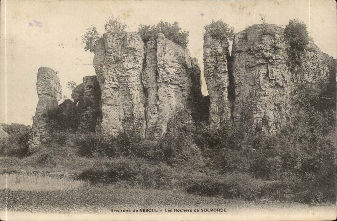 Surroundings of VEsoul CPA rocks of Solborde