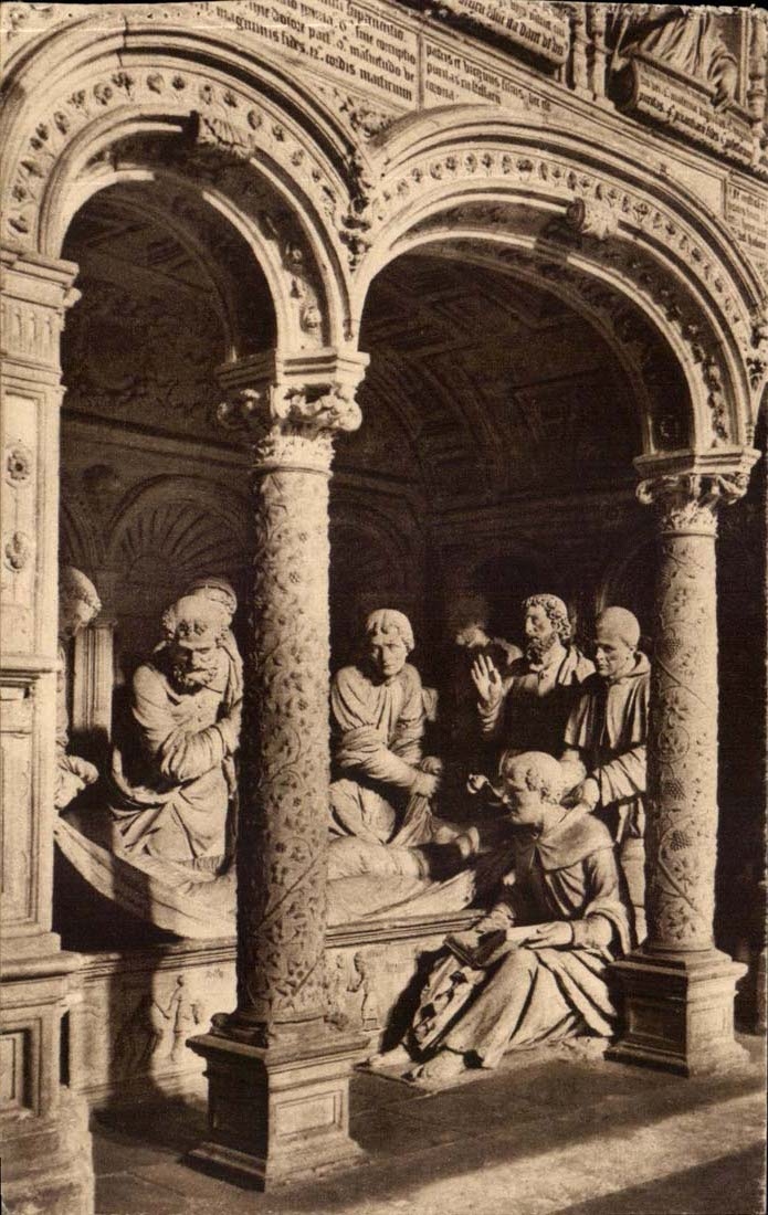 The holy ones of Solesmes CPa Witnesses of the burial of Notre Dame (1553)