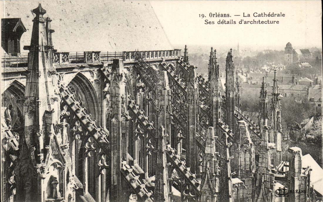 Orleans CPA the cathedral SEs details of architecture