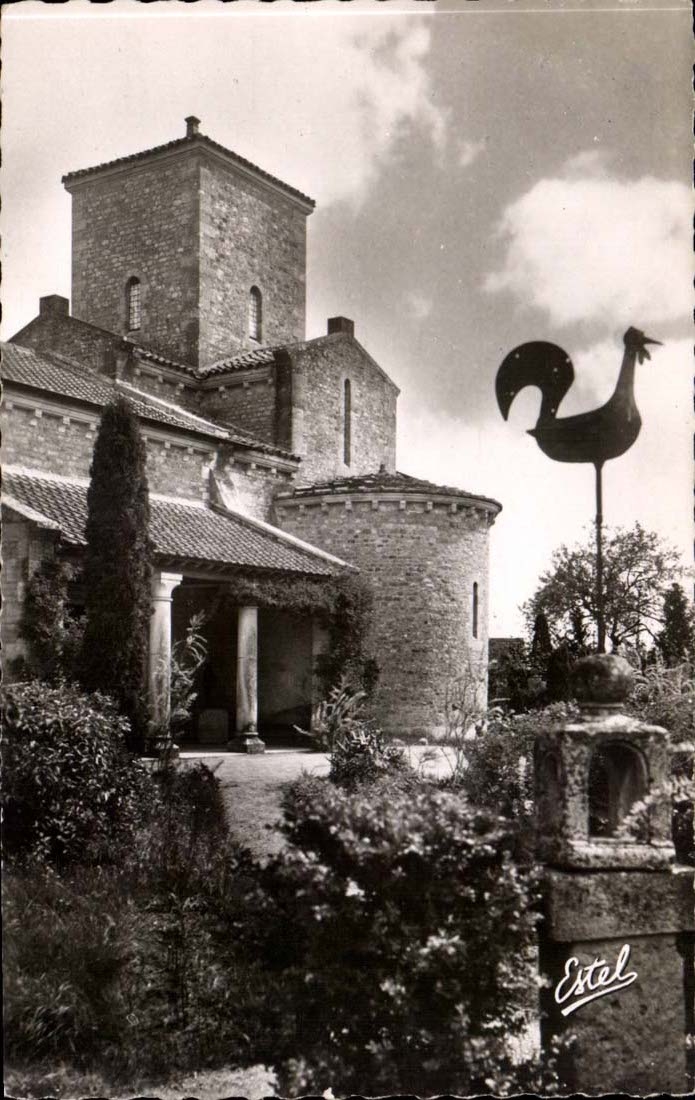 Kirche von Germigny der nahen CPA sudlichsten Front und die Laterne von Todesfallen