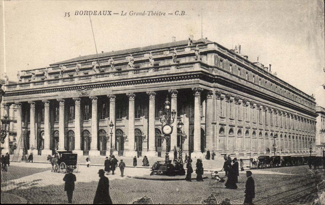 Bordeaux - the Large Theater - CPA