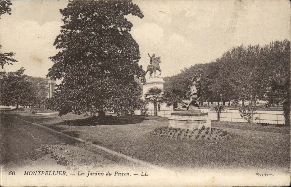Montpellier - Les jardins du Peyrou - CPA 